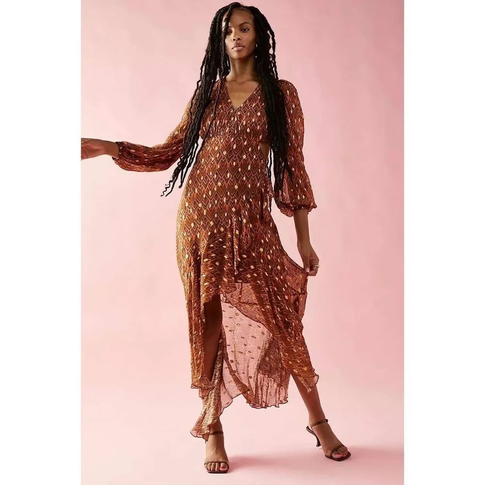 Free People Elena Midi Dress